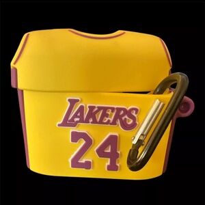 Silicone | 3D Cartoon Jersey 24  w Keychain | AirPods Pro